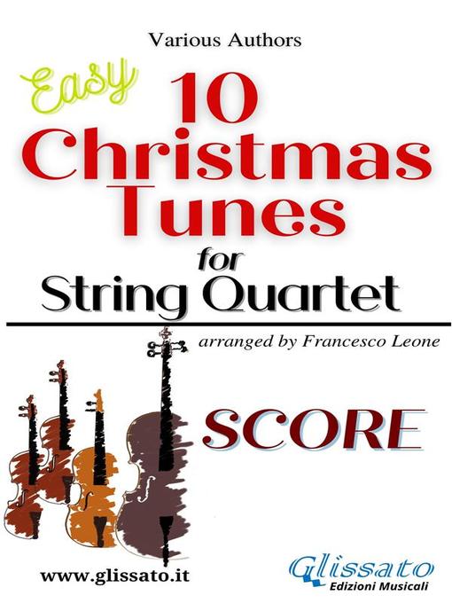 Title details for 10 Christmas Tunes for String Quartet (score) by Christmas Carols - Wait list